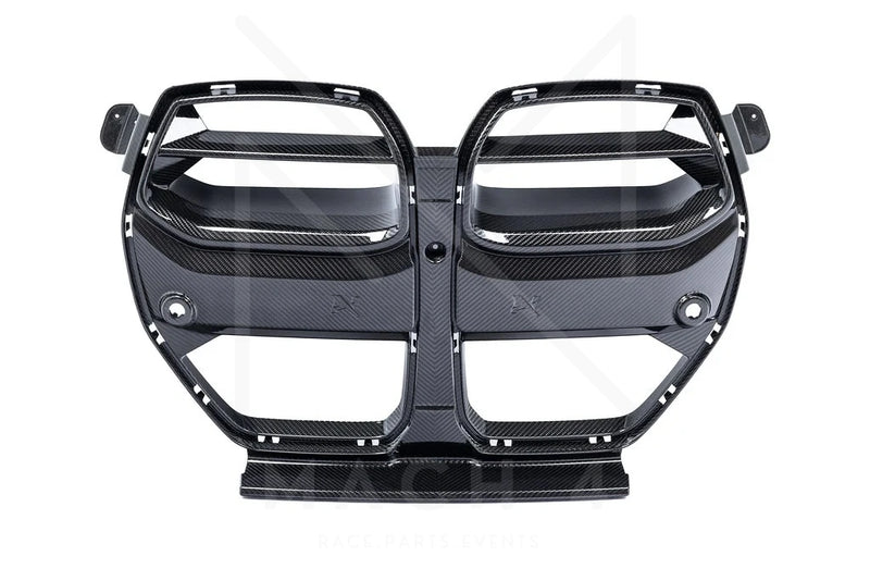 Laden Sie das Bild in Galerie -Viewer, Alpha-N Carbon Frontgrill Niere / Front Grille für BMW M3 G80/G81 / M4 G82/G83 - AN-0723
