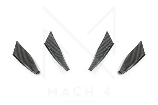 Alpha-N Carbon Front Flaps / Canard Set für BMW M2 G87 - AN-0724