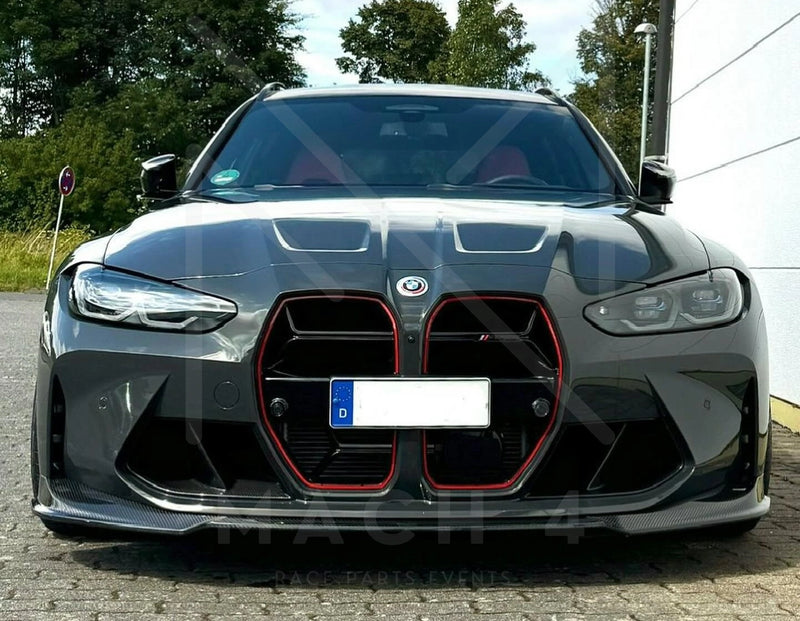 Laden Sie das Bild in Galerie -Viewer, Alpha-N Carbon Frontlippe / Front Spoiler für BMW M3 G80/G81 / M4 G82/G83 - AN-0725
