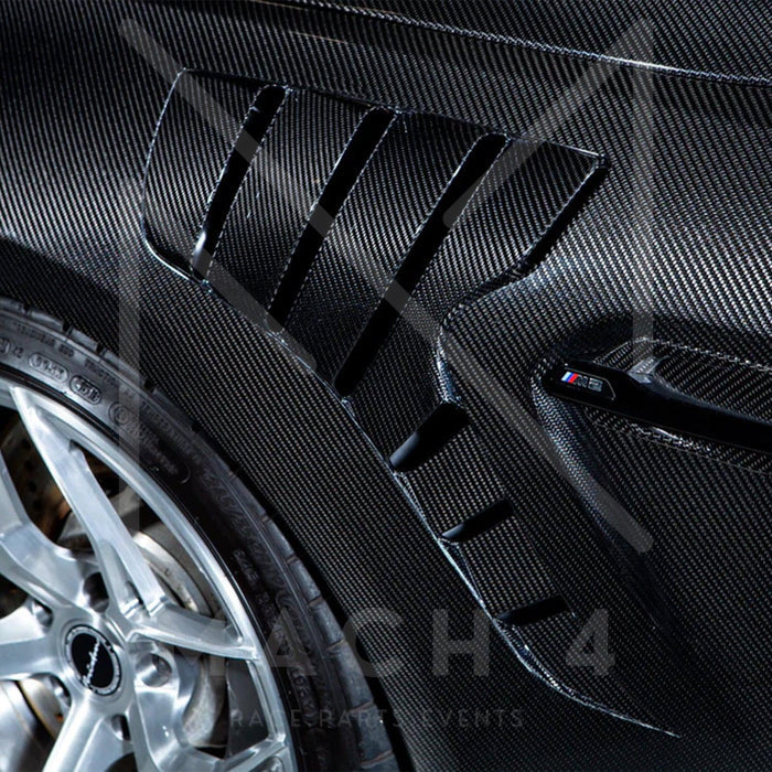 Alpha-N Kohlefaser Kotflügel inkl. Lüftungsgitter passend für M2 F87 BMW »  Burkhart Engineering