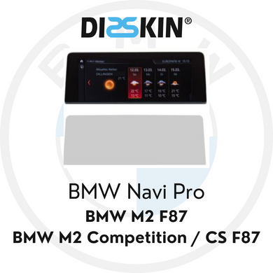 Disskin Displayschutzfolie BMW Navi Professional für BMW M2 / M2 Competition / M2 CS F87 F8x