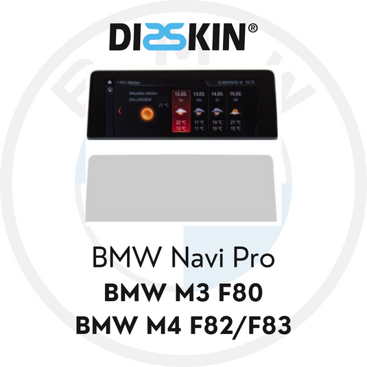 Disskin Displayschutzfolie BMW Navi Professional für BMW M3 / M4 F80/F82/F83 F8x