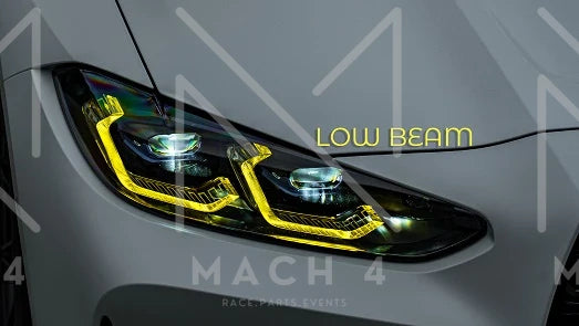 Fancy Silicon Automatische Tagfahrlichter Module inkl. Kühlkörper DRL yellow/white light / gelb/weiß / für BMW M3 G80/G81 / M4 G82/G83 G8x