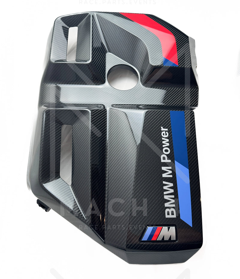 Laden Sie das Bild in Galerie -Viewer, BMW M Performance Carbon Motorabdeckung / Engine Cover für BMW M3 G80/G81 &amp; M4 G82/G83 S58 Motor - 11145B311A3
