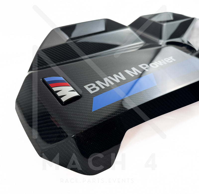 Laden Sie das Bild in Galerie -Viewer, BMW M Performance Carbon Motorabdeckung / Engine Cover für BMW M2 G87 S58 Motor - 11145B311A3
