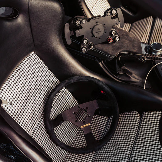 JQ Werks MADTRACE® BMW F Series Racing Steering Wheel System / Motorsport Lenkrad Alcantara für BMW M2 F87 / M2 Competition F87 / M2 CS F87