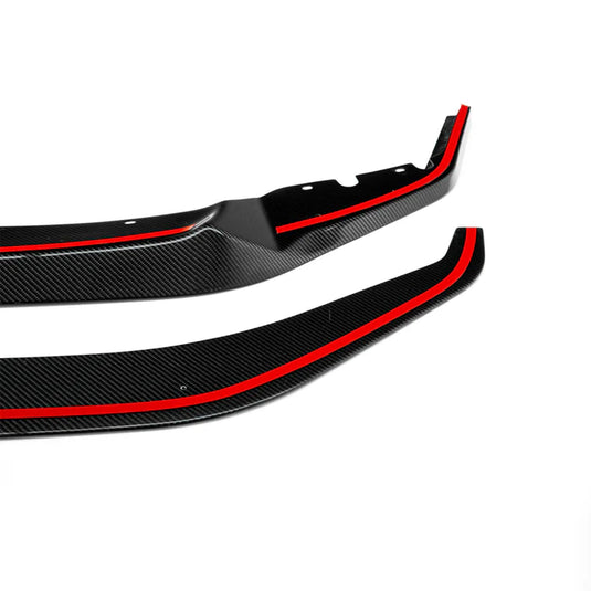 R44/MHC+ GT Style Carbon Front Splitter / Frontlippe 2-Teilig für BMW M2 Competition F87 / M2 CS F87