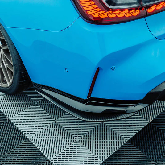 R44/MHC+ Carbon Rear Side Splitter / Heck Seiten Flaps Diffusor für BMW M3 G80/G81