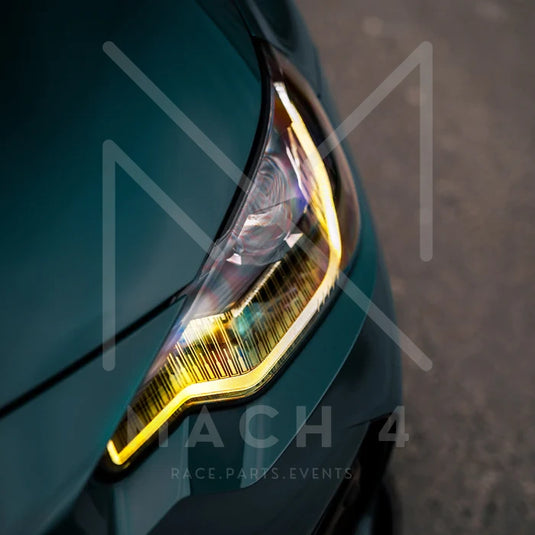 Mach 4 Tagfahrlichter Module + Kühlkörper DRL yellow light / gelb / Motorsport für BMW M240i G42