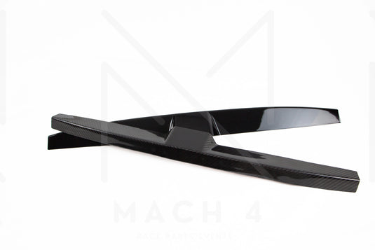 Mach 4 Abdeckung Pralldämpfer Stoßstange Grill Carbon/schwarz glanz / Carbon/gloss black impact absorber cover für BMW M3 G80/G81 / M4 G82/G83