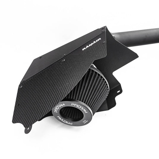 Ramair Proarm Series offenes Ansaugkit / offene Ansaugung Carbon mit Zulassung / TÜV für BMW M3 G80/G81 / M4 G82/G83 S58 - PRK-276-BK