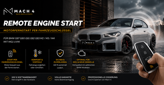 Remote Engine Start "Motorstart per Fahrzeugschlüssel" für BMW M2 G87 / M2 CS G87 S58