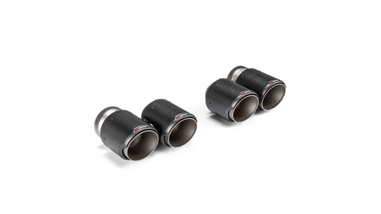 Akrapovic Slip-On Titan Endschalldämpfer inkl. 4x Carbon-Endrohren für BMW M4 G82/G83 mit ECE-Zulassung - S-BM/TI/33H