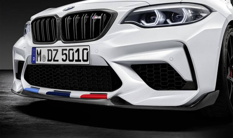 Laden Sie das Bild in Galerie -Viewer, BMW M Performance Frontsplitter / Frontaufsatz für BMW M2 Competition - 51192449476
