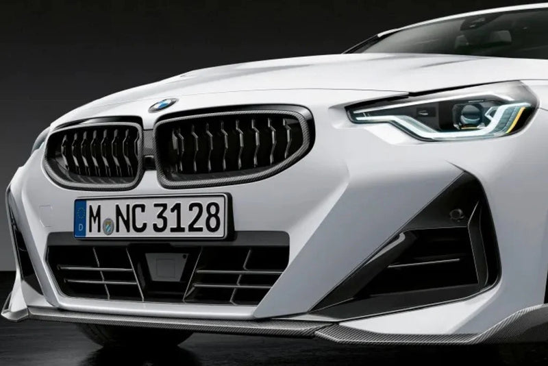 Laden Sie das Bild in Galerie -Viewer, BMW M Performance Carbon Frontaufsatz / Frontlippe Set für BMW 2er M240i G42 - 51195A34859
