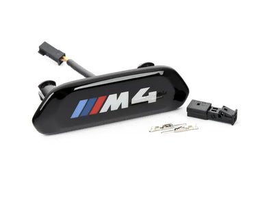 BMW M Blende Lehne M4 Logo schwarz beleuchtet - 52109503039