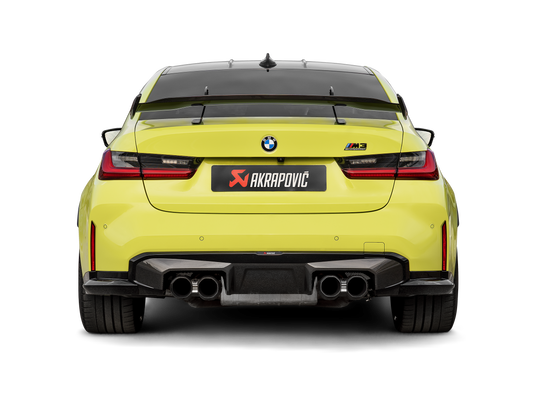 Akrapovic Carbon glanz/schwarz Diffusor für BMW M3 Touring G81 /  BMW M3 G80 mit ABE