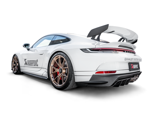 Akrapovic Evolution Header Set (Fächerkrümmer + Kats) Titan für Porsche 992 GT3