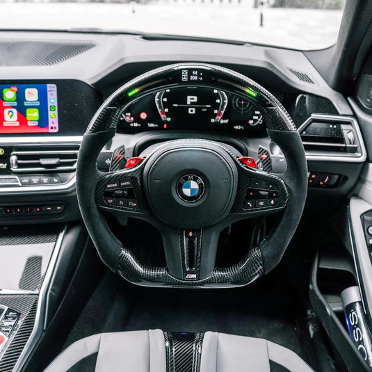 BMW M Performance Carbon Lenkrad Abdeckung M2 M3 M4 M5 M6 in