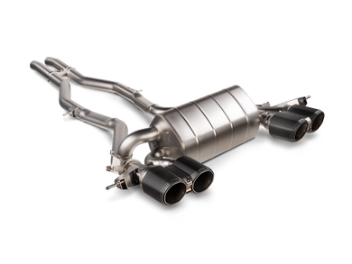Akrapovic Slip-On Titan Endschalldämpfer Abgasanlage Set für BMW M3 G80 / M3 Touring G81 mit ECE-Zulassung - S-BM/TI/33H