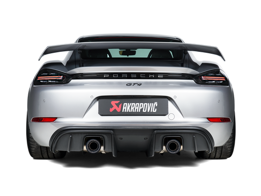 Akrapovic Slip-On Race Titan Endschalldämpfer für Porsche 718 GT4 (2023)