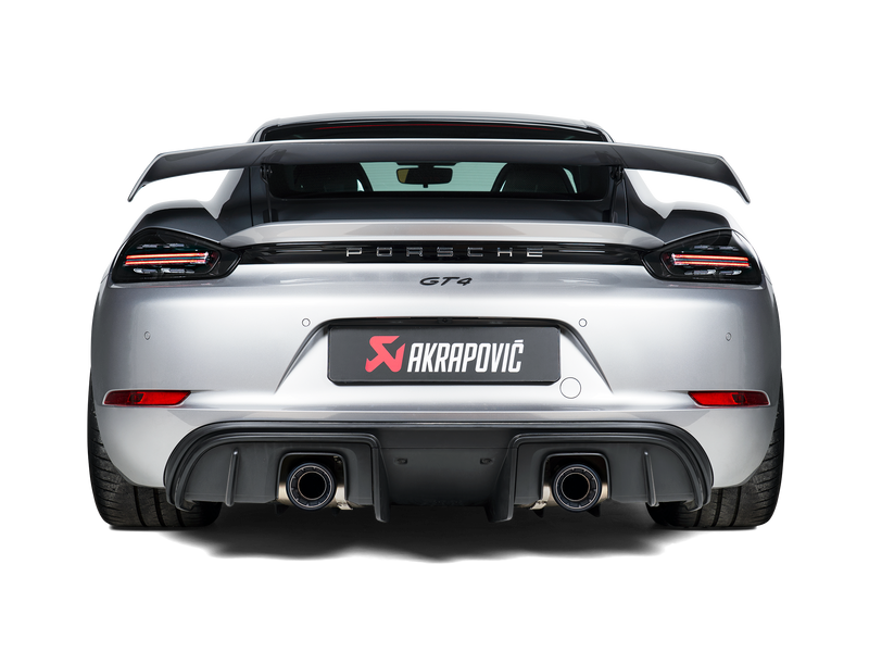 Laden Sie das Bild in Galerie -Viewer, Akrapovic Link Pipe Set Titan für Porsche 718 GT4
